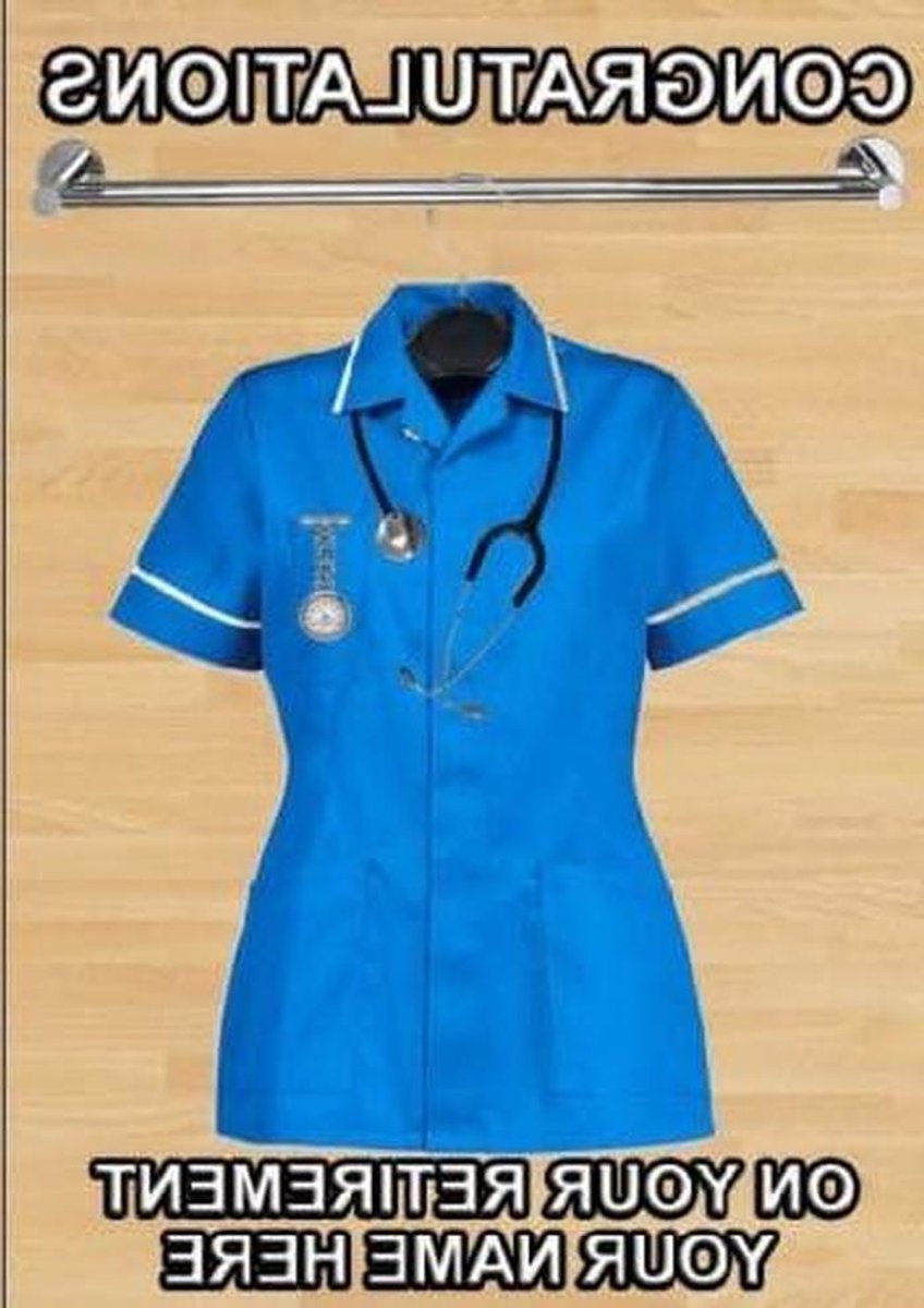Gepersonaliseerde Pensioen Kaart - Wenskaart Verpleegkundige Jubileum Kaart - Pensioen Vieren - Handgemaakt in Sheffield - A5 210MM X 150MM