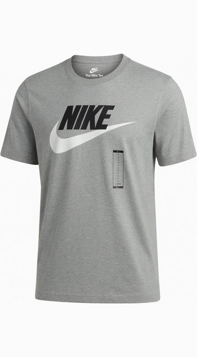 NIKE Heren T-Shirt Nike M NSW Tee Icon Swoosh Grijs
