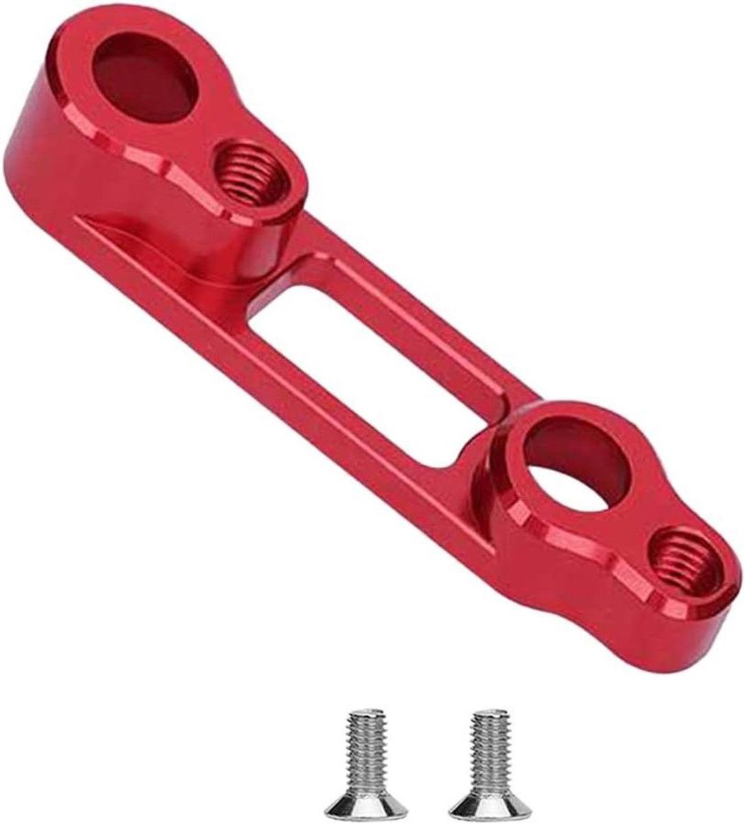 Fiets Schijfremadapter - Remonderdeel Fiets - Fietsen Verbeteren - Stabiliteit Remmen - 8.3 x 1.3 x 0.7 cm - Rood