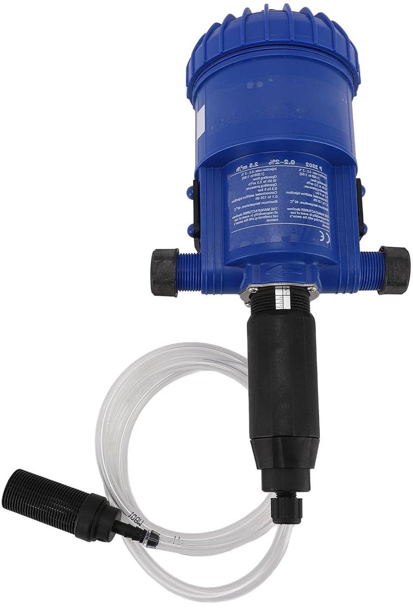 Kunstmest Injector - Doseerpomp - Druppelirrigatie - Wateraangedreven - 0.2-2% - Grijs
