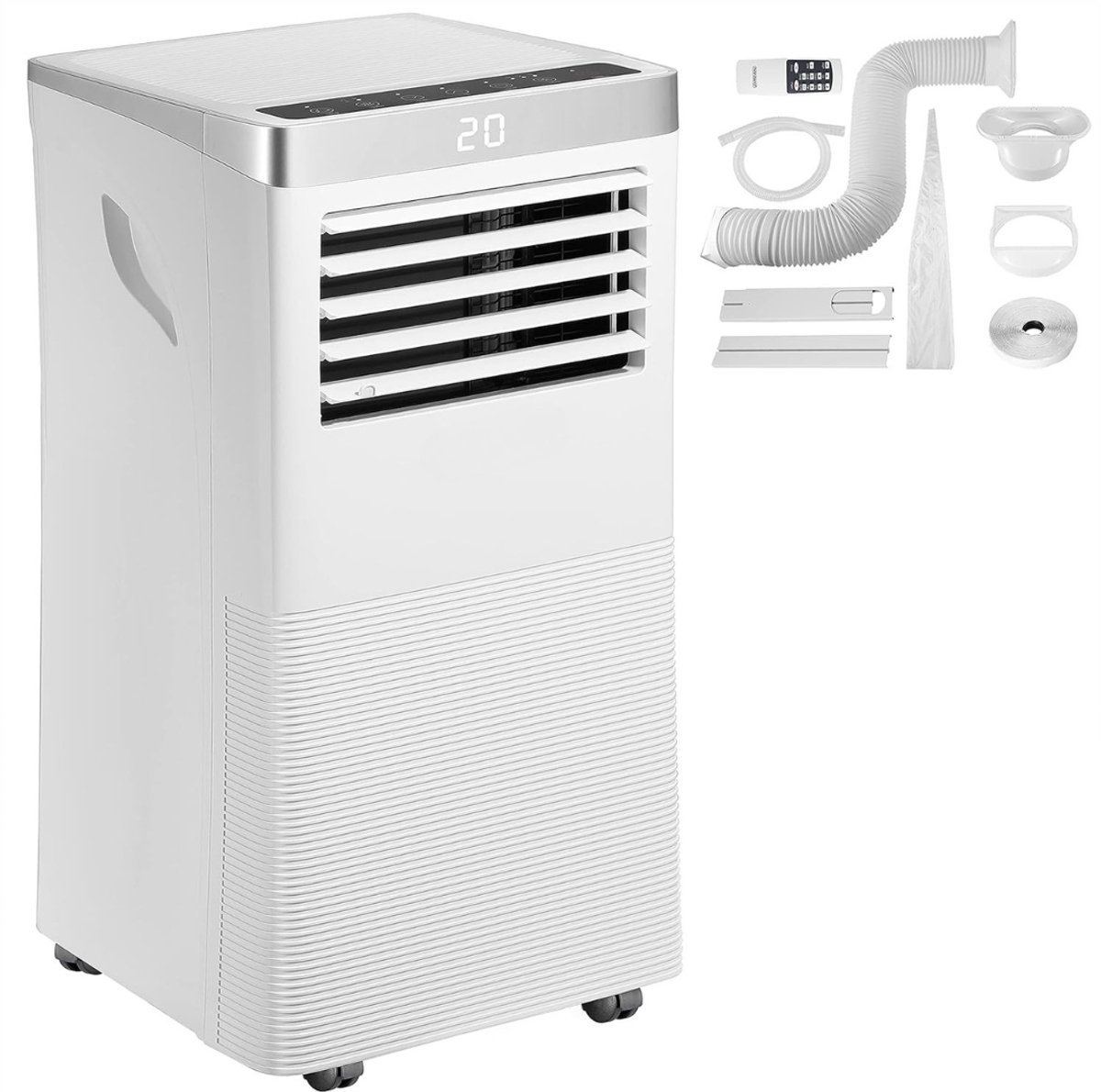 ZMR® Mobiele Airco voor Slaapkamer - Airco - Mobiele Airco - Wit - 33cm x 33cm x 70cm