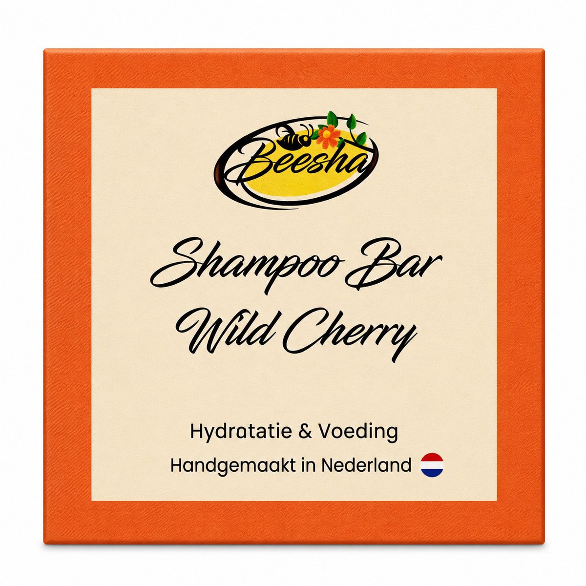 Beesha - Shampoo Bar Wild Cherry - Vegan - Sulfaatvrij - Parabeenvrij - CG Proof