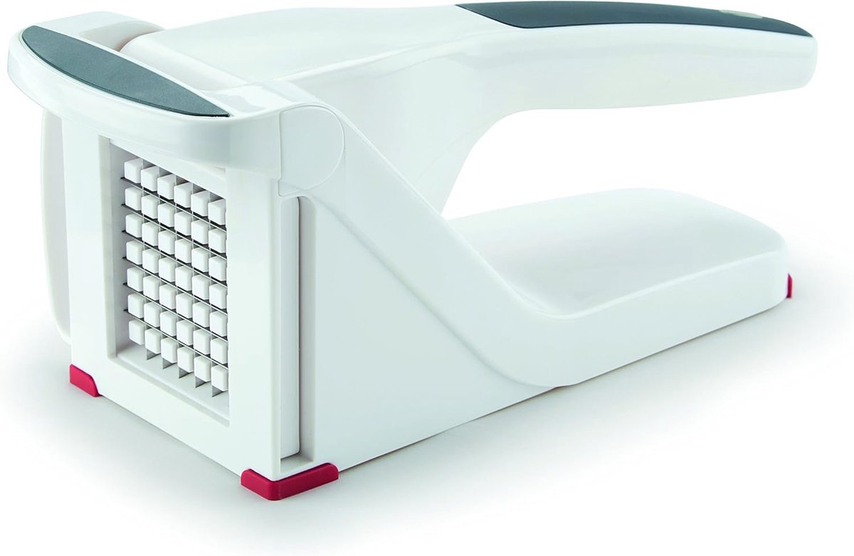 Groente Snijder - Friet Maker - Snelle Maaltijden - Twee Messen - Grote Kamer - Wit Rood