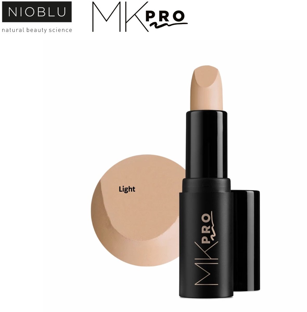 NIOBLU - MKpro - Concealer Stick - SPF 15 - Light