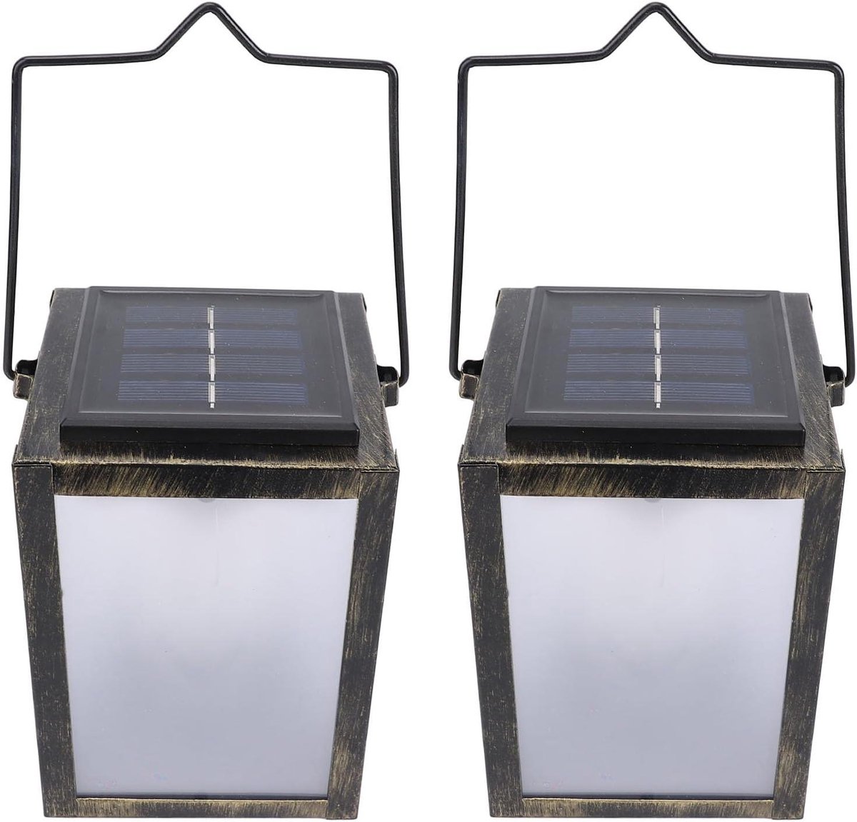 Solar Lantaarns - Buitenlampen Decoratief - Tuin Verlichten - 3D Sterrenhemel Effect - 2 S