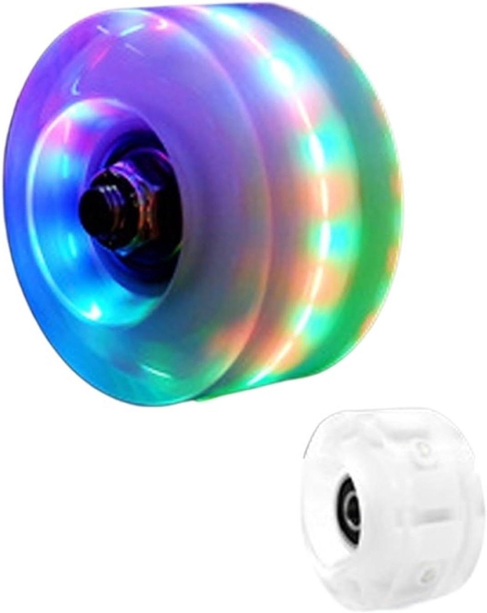 Rolschaatswielen Set Lichtgevende Wielen Nachtelijk Skaten Ingebouwde Lampen 54x32mm