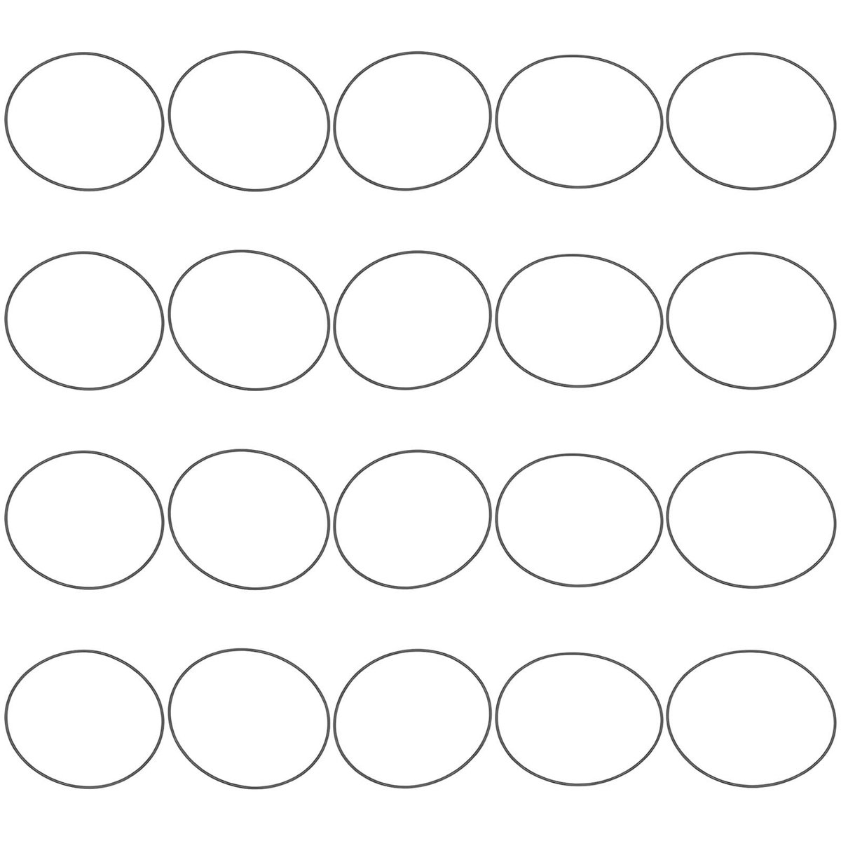 Dailygoods - Set van 20 Rubber O-Ringen voor Horloge Reparatie