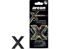Areon-Xperience-Black Crystal Autoparfum – Luxe Houtachtige Auto Luchtverfrisser voor Ventilatierooster met Langdurige Geur