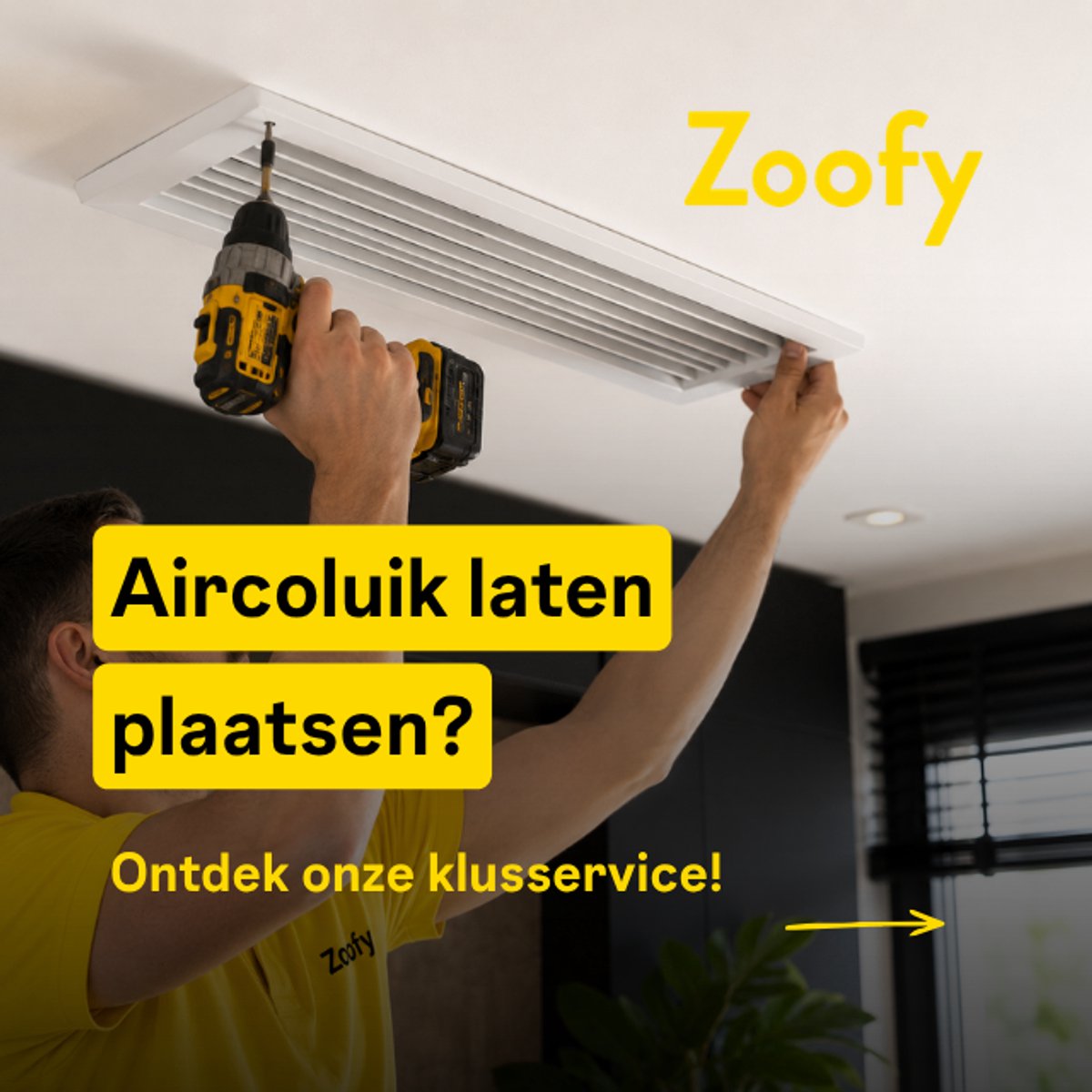 Plaatsen aircoluik - Door Zoofy in samenwerking met bol.com - Installatie-afspraak gepland binnen 1 werkdag