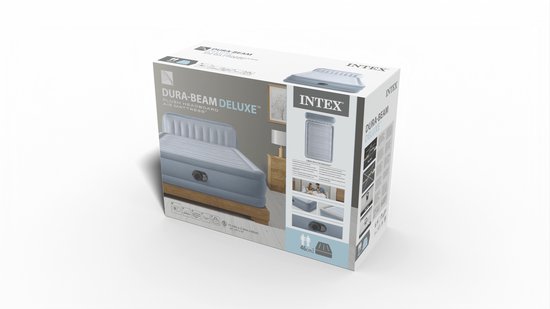 Intex Queen Ultra Plush Headboard Luchtbed met ingebouwde pomp - 152 x 236 x 86 cm van Intex — afbeelding 5