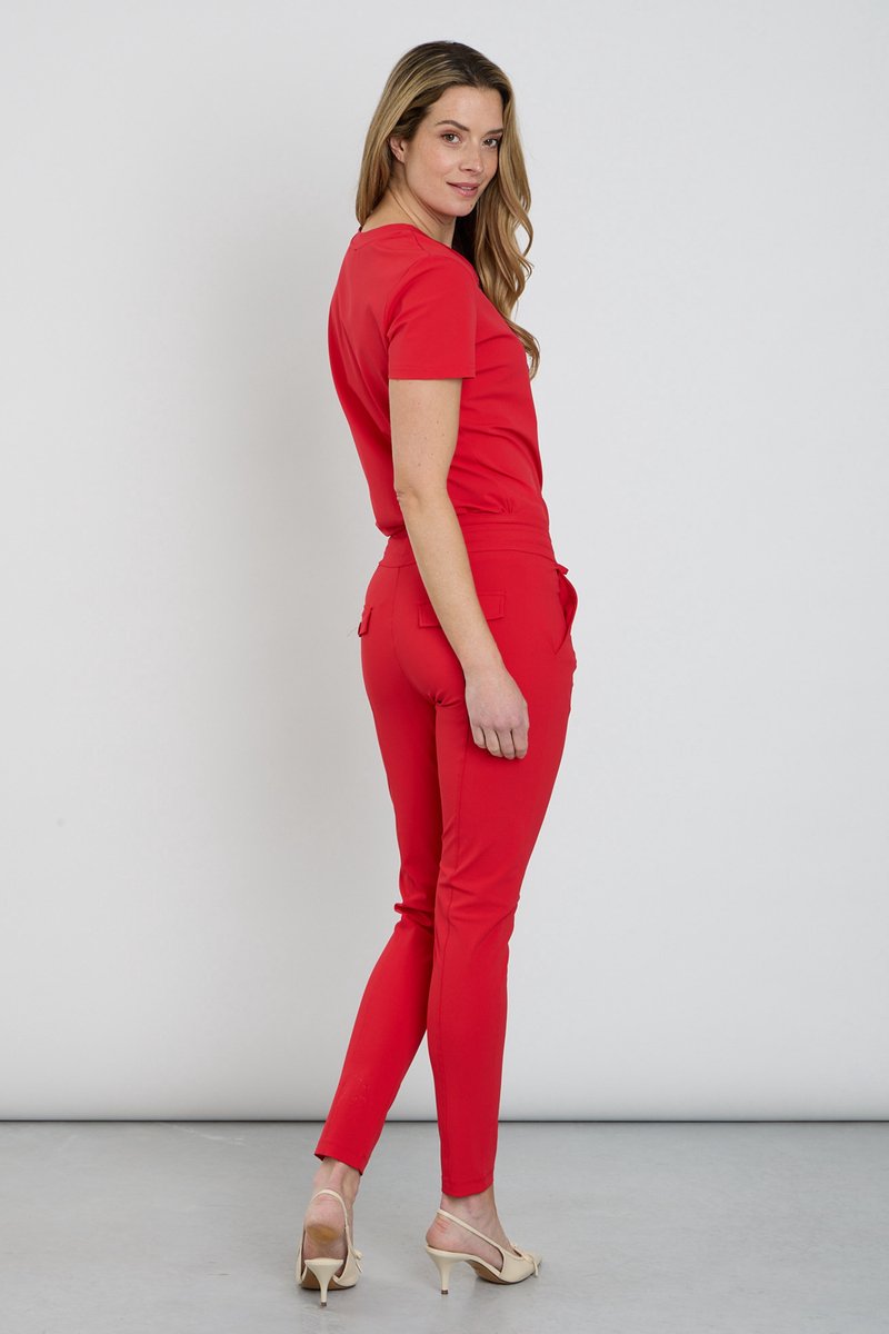 Mi Piace Travel Broek Dames - Rood - Maat L/40 - 202016