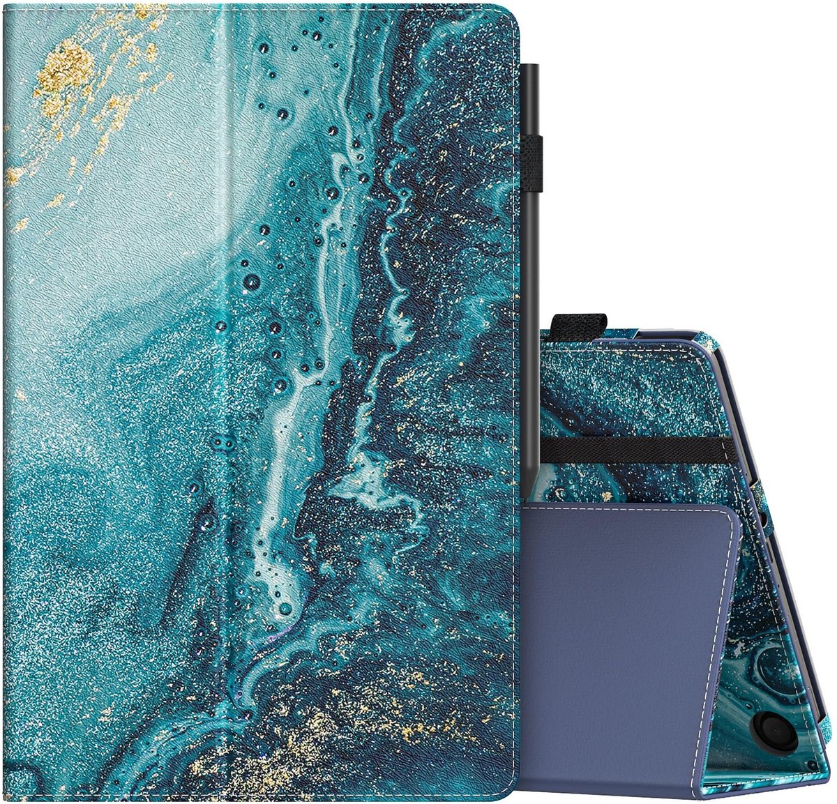 Dailygoods - Case - Slimme Hoes - Auto Wake/Sleep - 11 Inch - Foliocase - Geschikt voor Fire Max 11 - Gilding Texture