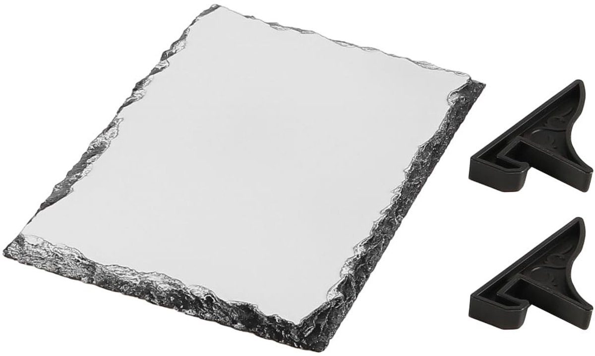 Dailygoods- Fotolijst 15x20cm - Hartvormige Rock - DIY Fotolijst - Waterdicht - UV-bestendig - Duurzaam Rotsmateriaal - Sublimatie Fotolijst