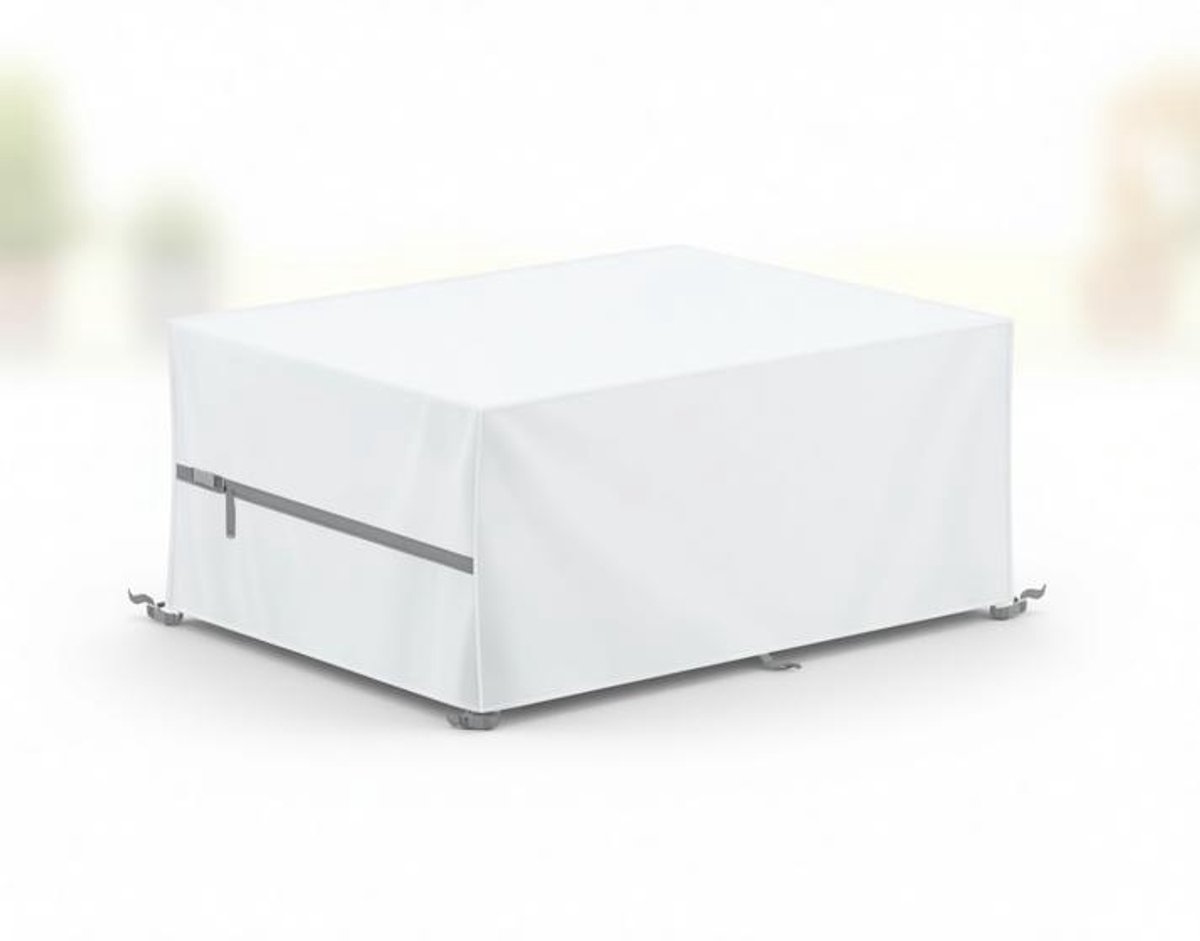 ElleMooi Tuintafelhoes 140x80x75cm Waterdicht Outdoor Tafelhoes 420D Oxford-Stof Winddicht UV-Bestendig Beschermhoes voor Tafel en Stoelen