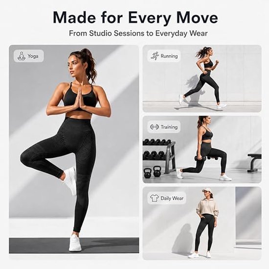 Anti-cellulitis-leggings - sportlegging voor dames - lange compressielegging billen push-up hoge taille ondoorzichtig - yoga pilates sportbroek - 1 stuk-Sportbroek -Nieuwe kleur gekleurd blauw-S — afbeelding 4