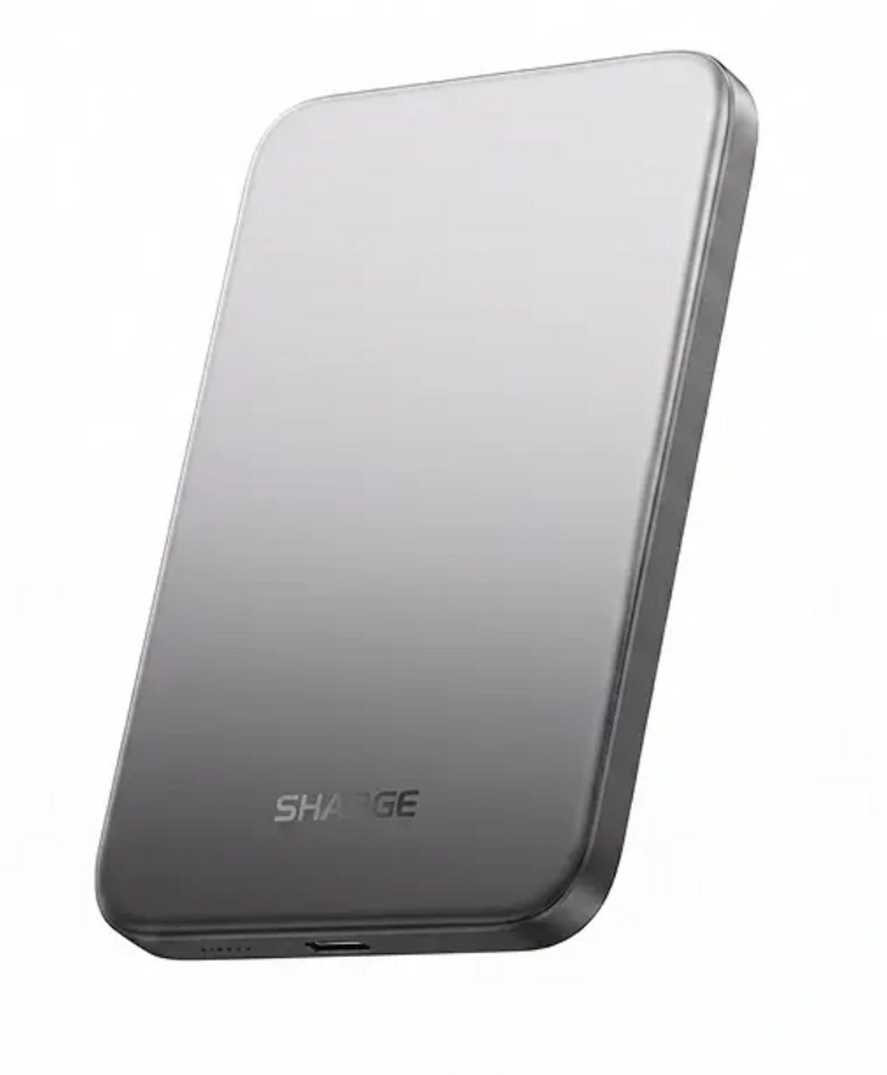 SHARGE Magnetic Wireless Power Bank 10000 mAh 30W Zwart