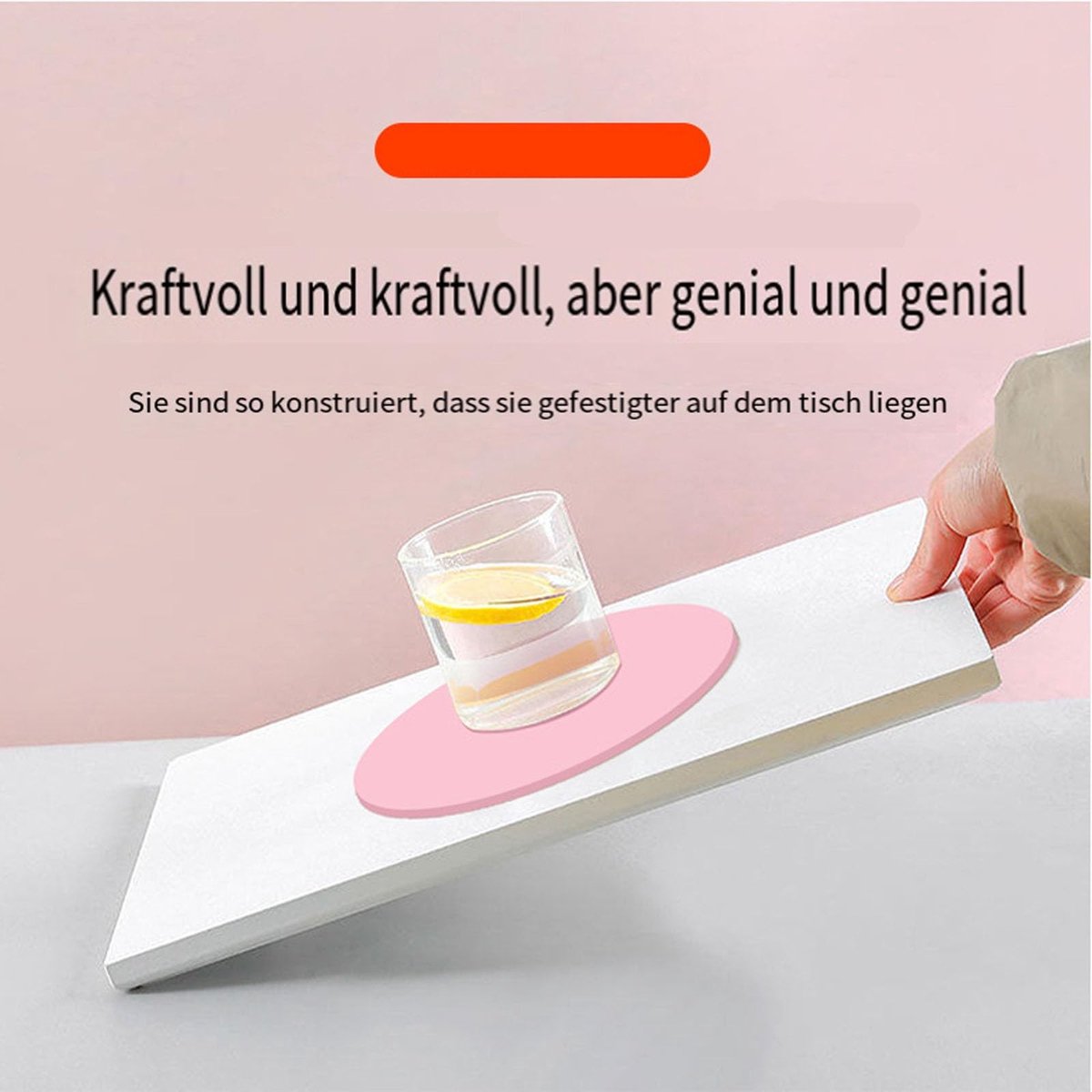 Dailygoods- Onderzetters Antislip - Ronde Onderzetters - Siliconen Onderzetters - Onderzetters voor Dranken - Set van 3 - Duurzaam Materiaal - Drankonderzetters