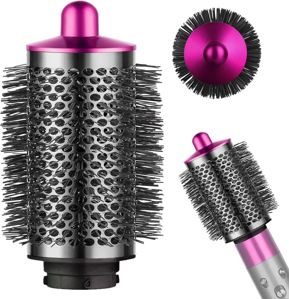 Volume Borstel - Haar Styling - Meer Volume Creëren - Salon Kwaliteit - 16 x 9 x 9 cm - Rood
