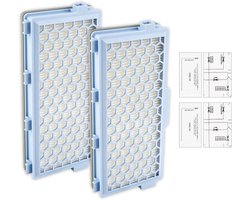4 stuks vervangende HEPA-filters Guard S1 / L1, voor Miele Guard S1 / L1, Compact C1 en C2 / Complete C2 en C3 S8340 stofzuigers, 2 HEPA-filters + 2 Airclean uitlaatfilters en motorbescherming