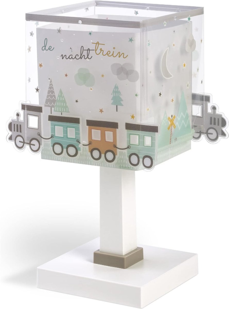 QIN® Tafellamp Kinderkamer - Kndernachtlampen - Bureaulamp Kinderkamer - Groen - 14cm x 14cm x 29cm