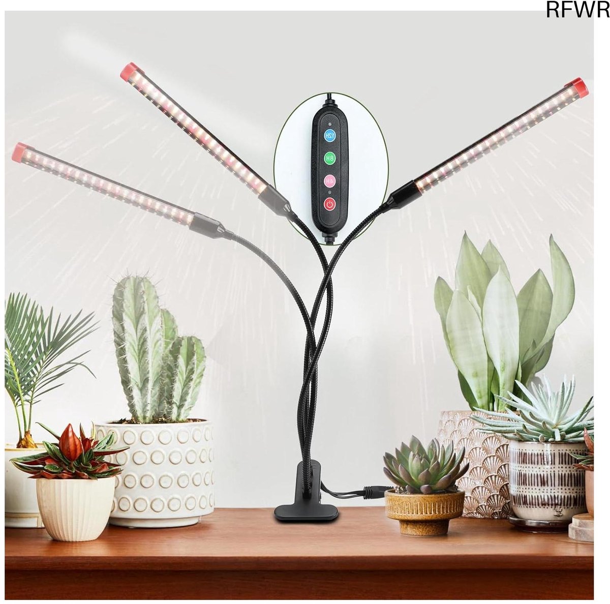Groeilamp LED - Plantenlamp - Planten Binnen - Full Spectrum - 27 Watt - Zwart
