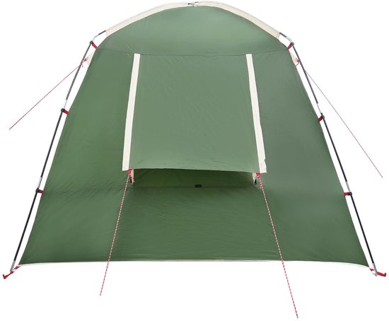 vidaXL - Huisje - Tent - met - dak - Groen - 210 - x - 210 - x - 138 - cm - Polyester van Vidaxl — afbeelding 4