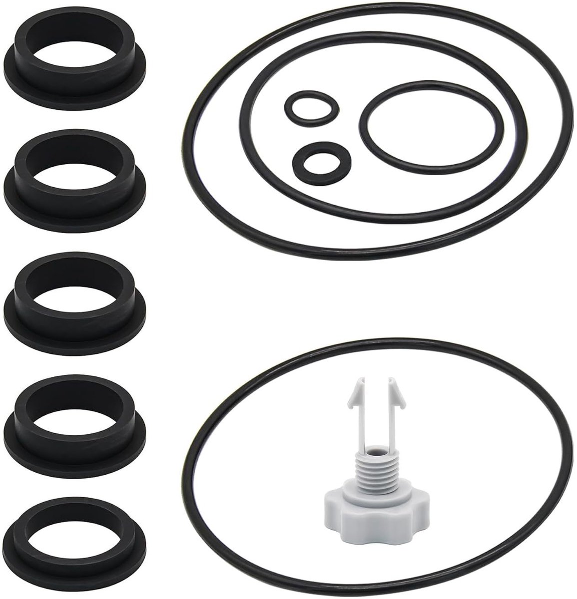 12 stuks -geschikt voor Intex filterpomp - o ring - o ringen rubber - o-ringen set - zandfilter - zandfilterpomp - zandfilterpomp voor zwembad