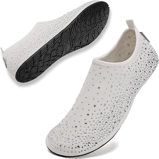 Waterschoenen - Watersokken - Snel drogende zwemsokken - zwembadschoenen - strandschoenen - indoor fitnessschoenen - yogaschoenen - stille antislipschoenen - geschikt voor buitenzwemmen op het strand, surfen en yoga - Dames - maat 40-41