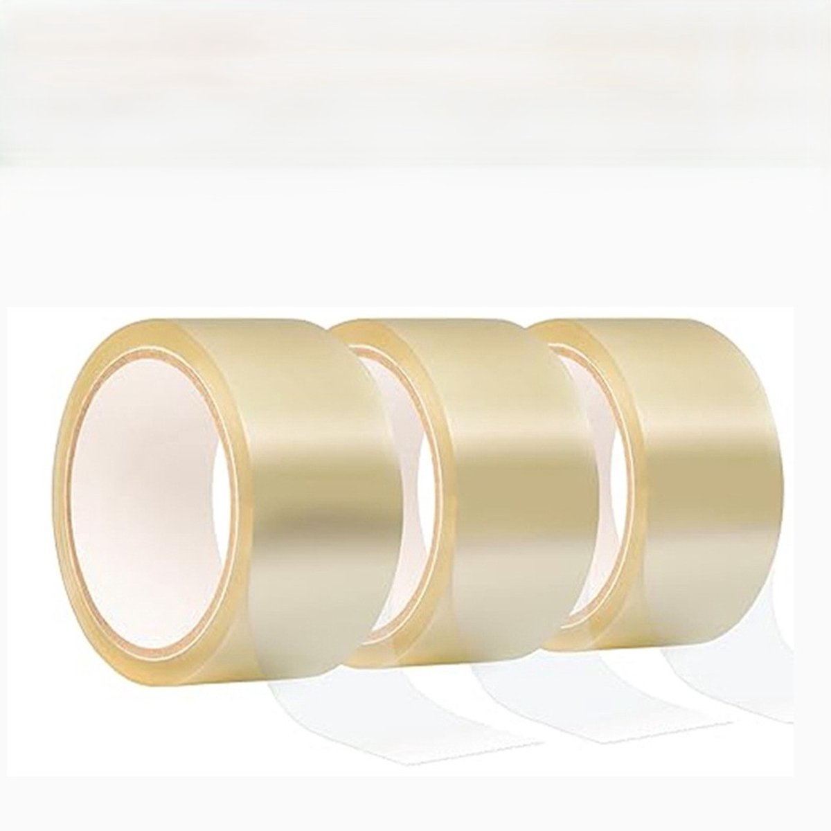 3rollen transparante verpakkingstape (48mm x 66m) - sterke kleverige afdichting voor dozen - ideaal voor verzending, langdurige opslag en veilig verpakken van kartonnen dozen - Transparante verpakkingstape voor het verpakken van kartonnen dozen