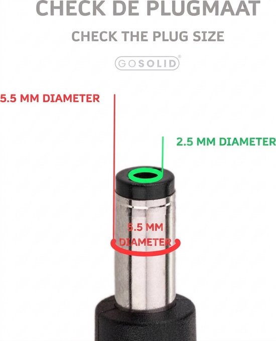 GO SOLID! ® Oplader geschikt voor Hillmiles Milecity 1 Elektrische fiets - 42V 2A van GO SOLID! — afbeelding 5