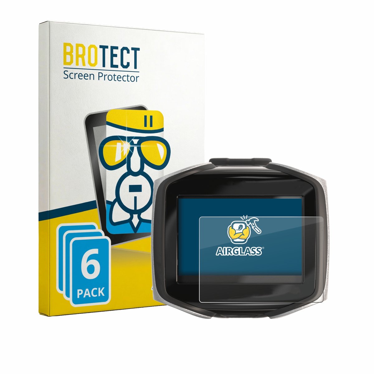 Screenprotector 6 Stuks voor Mares Quad CI Beschermglas transparant