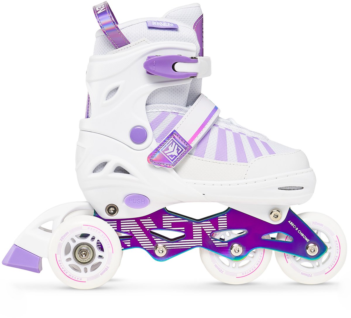 RAVEN Oxen 3-in-1 Verstelbare Skeelers 34-37 /Neo Chrome Wit