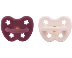 Two-Pack Orthodontic Teat 3-36 Months (Powder Pink & Rosewood)