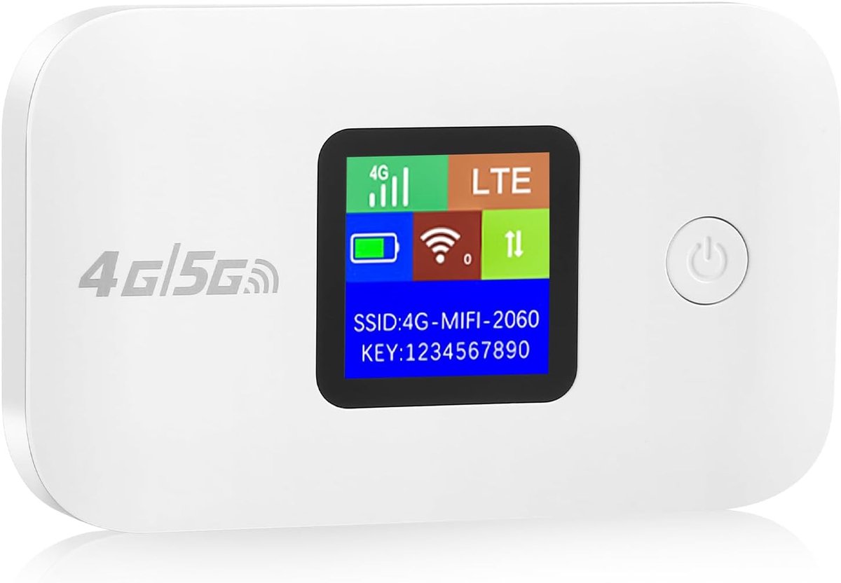 Kivora Draagbare 4G/5G LTE Wifi-Router met Simkaartslot - Kivora - €31,50