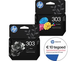 HP 303 - Inktcartridge - Origineel - Standaard capaciteit - Kleur en Zwart + Instant Ink tegoed