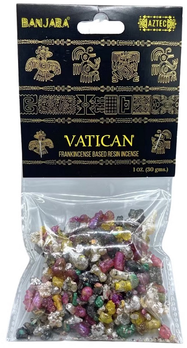 Banjara - vaticaan blend - vatican - kerk mix - wierookhars - zakje 30 gram