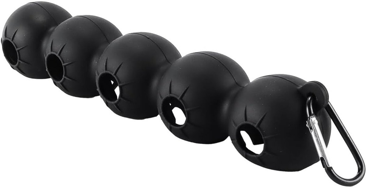 Golfballhouder voor Tassen, Geschikt voor 5 Golfballen, Draagbare Clip Caddy Accessoires voor Golfers en Sportliefhebbers
