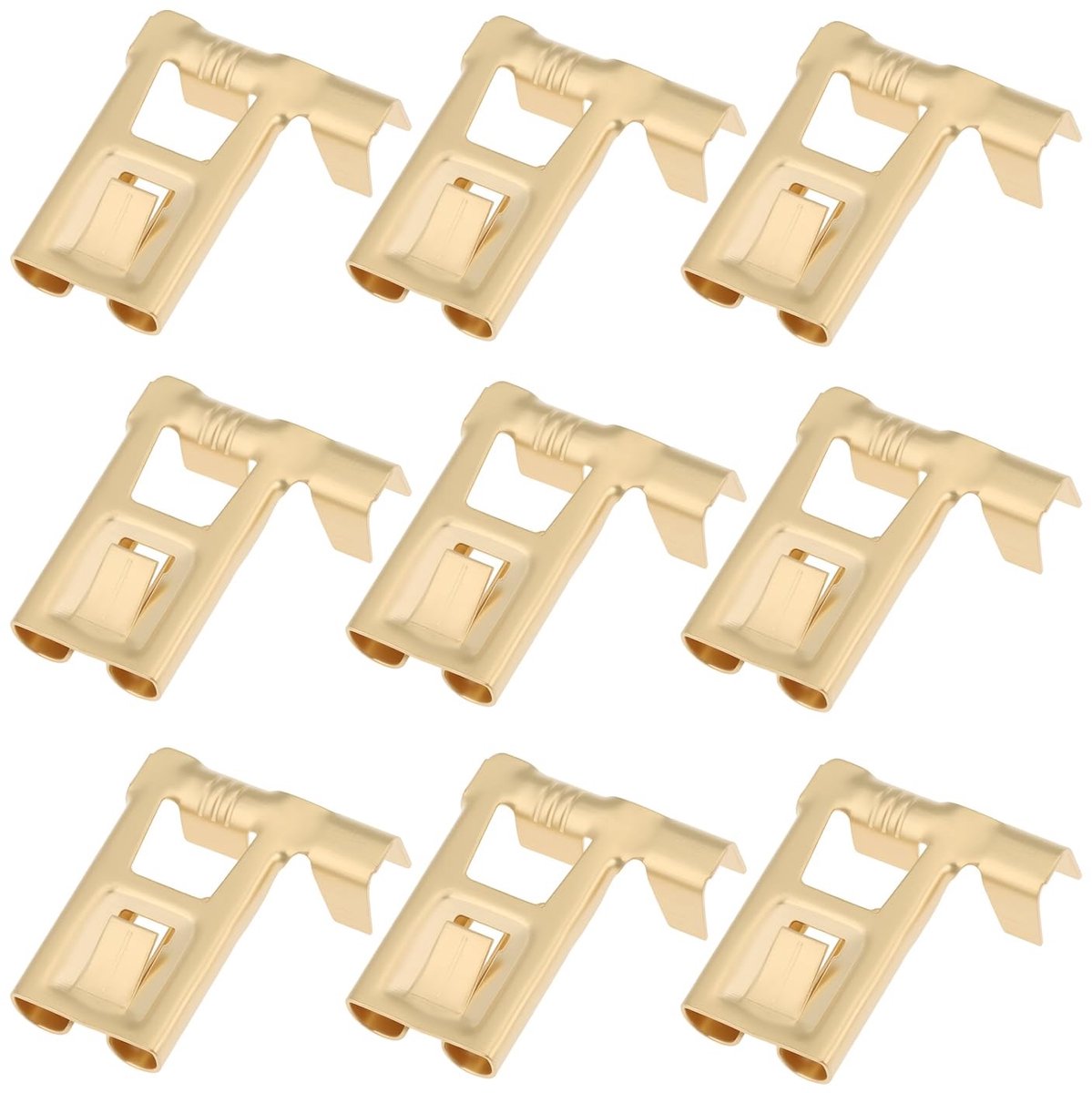 Dailygoods - 50 Stuks Gebogen Crimp Spade Terminals 11-15 AWG voor Tractor en Auto