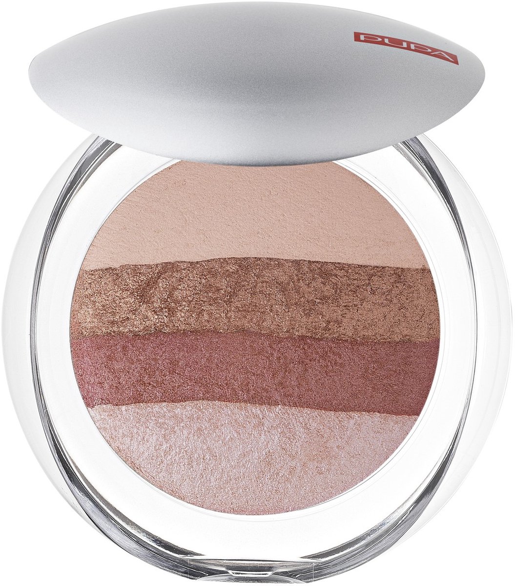 Bol.com Pupa Luminys Baked All Over 01 Stripes Rose aanbieding