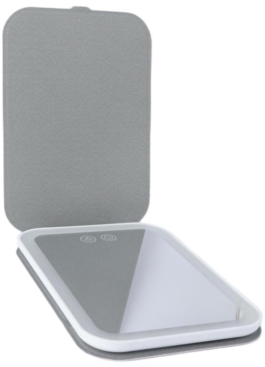 Dailygoods - Draagbare Make-upspiegel met Licht en 360 Graden Rotatie