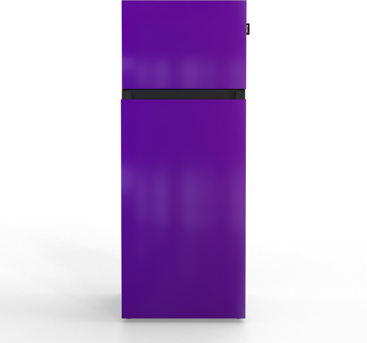 NUNKI MEDIUM-APLU / Dubbel-Deurs Koelkast, E Klasse, 206l, Plum Explosion, Gloss (ALL sides)