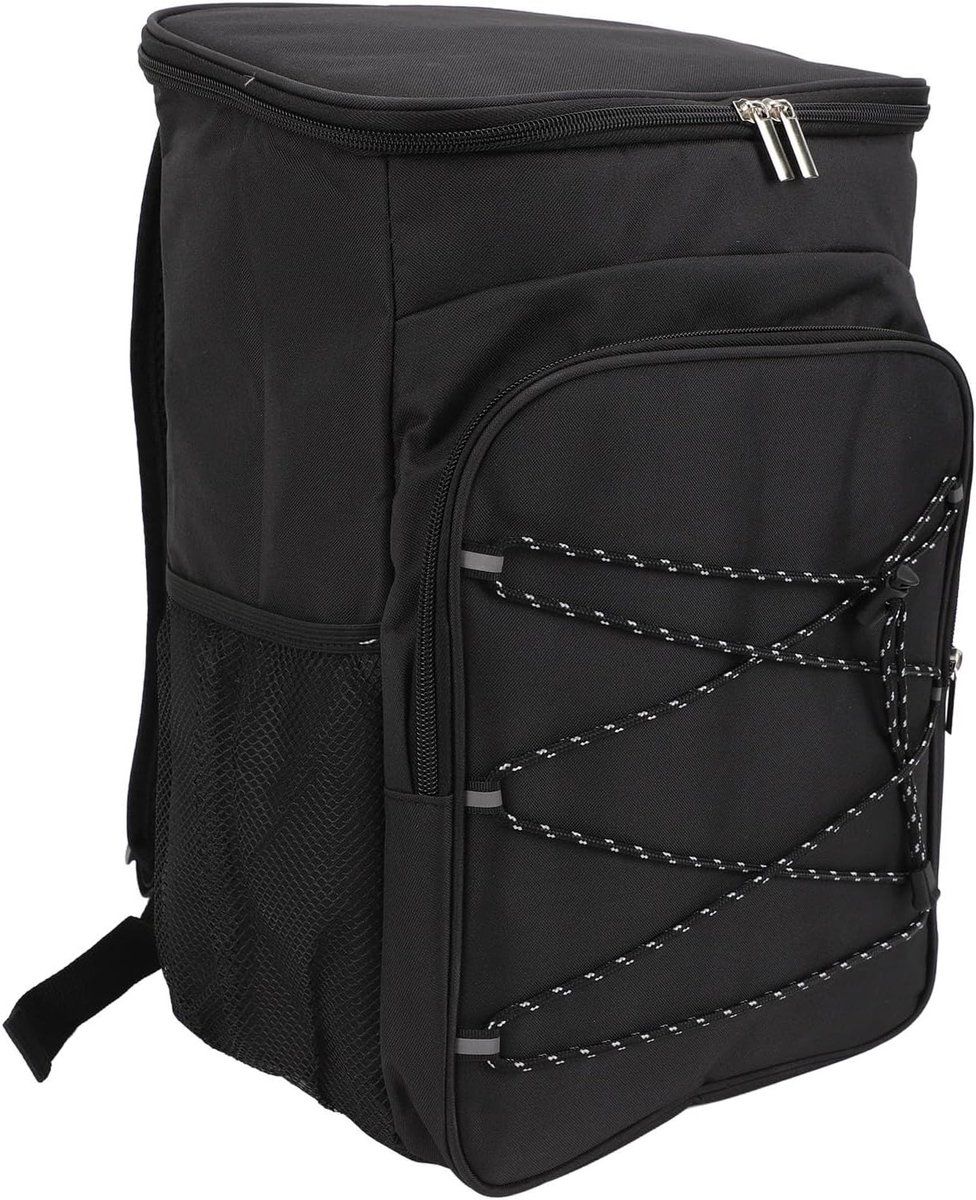 Picknicktas Thermische Rugzak met Twee 10 Inch Hoge Zijzakken - Koelrugzak voor Mannen en Vrouwen - Kamperen, Werken en Familie-uitjes