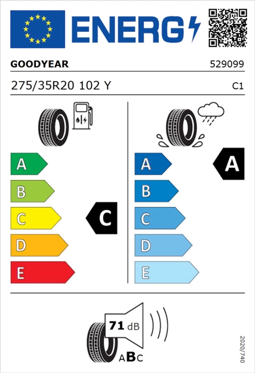 275/35R20 102Y GOODYEAR EAGLE F1 ASYMMETRIC 2 MOE ROF XL FP – foto 2