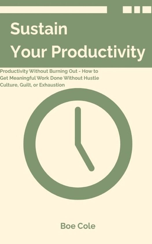 Sustain Your Productivity - cover