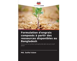 Formulation d'engrais composés à partir des ressources disponibles au Bangladesh