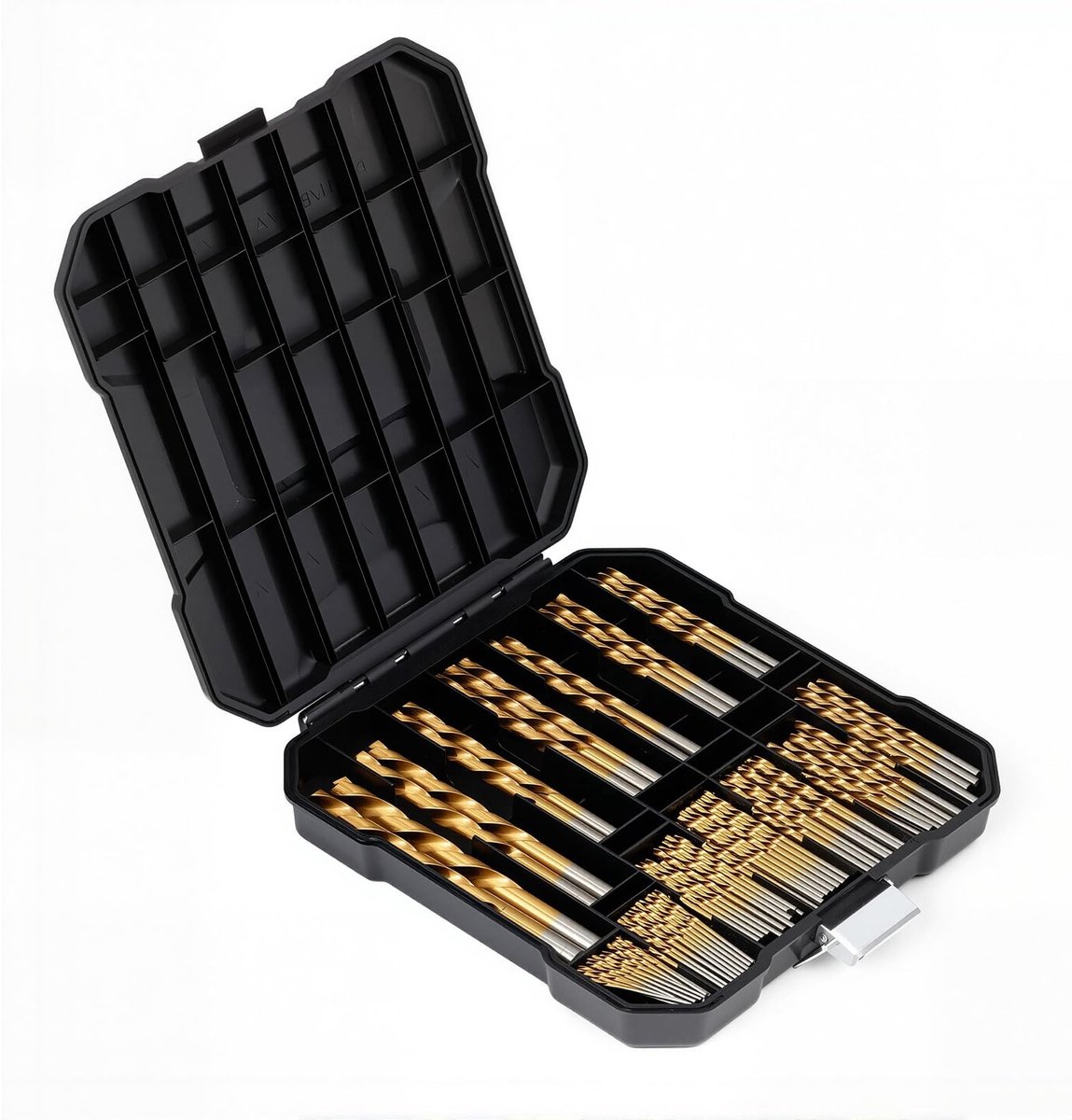 Dailygoods- Spiraalboren 99-delig - HSS met titanium coating - Voor metaal/hout/kunststof - Inclusief bewaarkoffer - Professionele boorset - Nauwkeurige resultaten