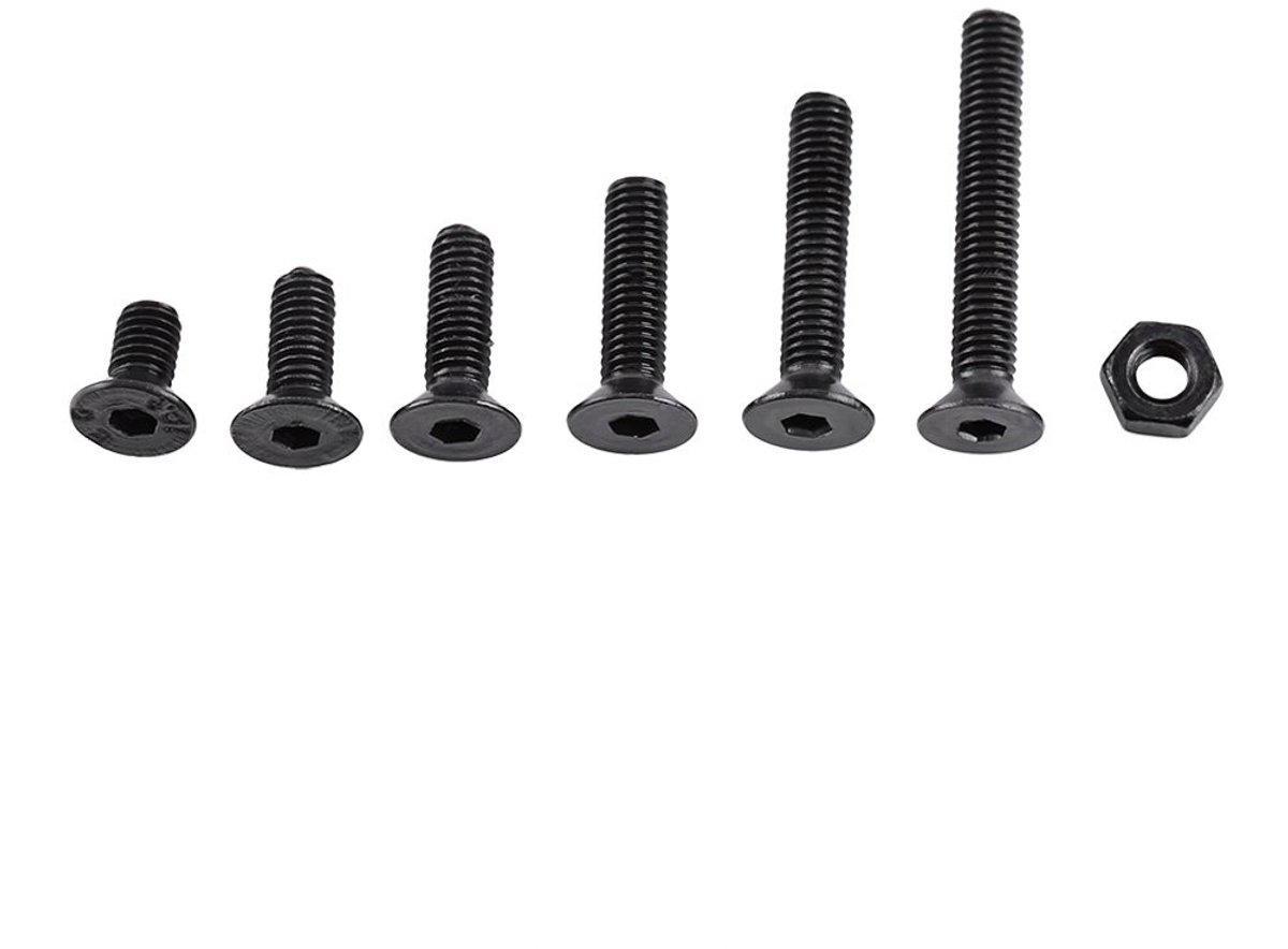 Dailygoods- Schroefbout Assortiment 250 Stuks - M3 Zeskantkop - Roestvrij Staal A2 - Moeren - Corrosiebestendig - Voor Machines - Schroeven