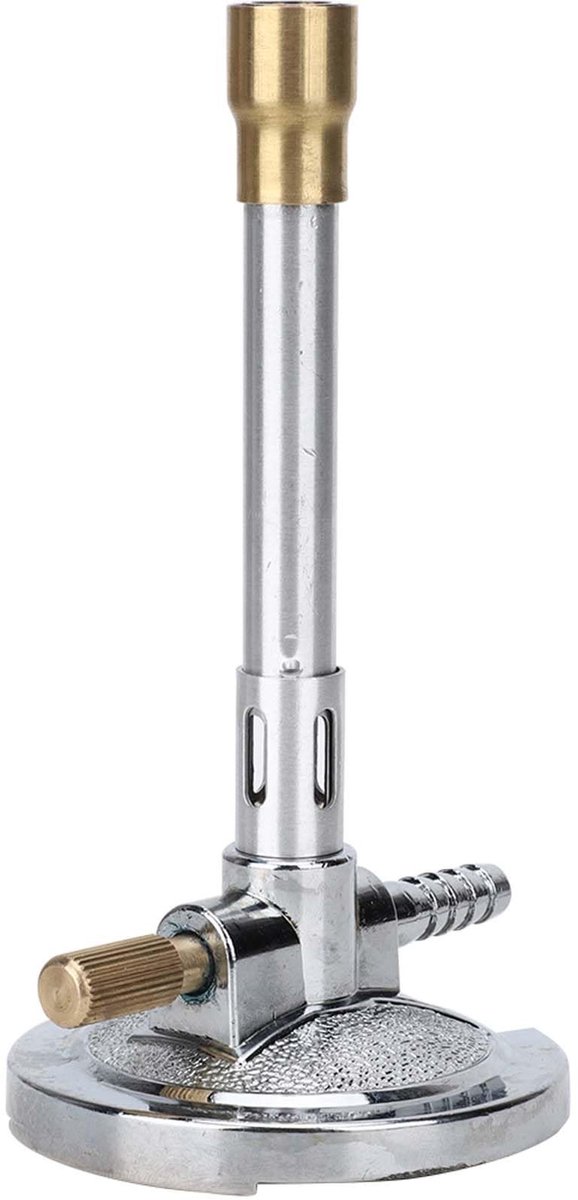 Dailygoods- Bunsenbrander met Vlamstabilisator - Gas- en Luchtregeling - Laboratoriumverwarming - Efficiënte Verbranding - Veiligheidsvoorzieningen - Hoge Temperatuur - Gasbrander