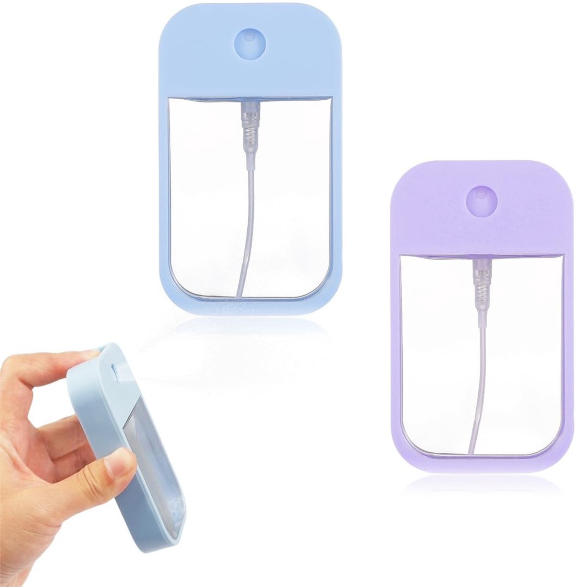 Dailygoods - Refillable Perfume Atomizer 2-Pack - Draagbare Mini Spray Fles - Lekvrije Geurverstuiver