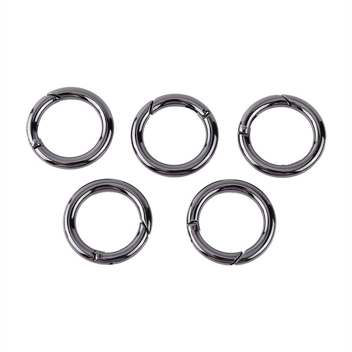 Dailygoods - Set van 5 Zinklegering Karabijnhaken voor Dagelijks Gebruik